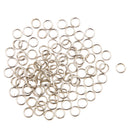 Stainless Steel High Tensile Strength Corrosion Resistance Fishing Lure Split Rings 0.03x0.16inch