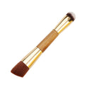 Double End Bamboo Make Up Brush Powder Concealer Blush Foundation Brush Makeup Tool