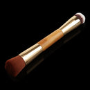 Double End Bamboo Make Up Brush Powder Concealer Blush Foundation Brush Makeup Tool