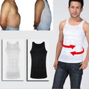 Men Soft Comfortable Shaper Vest Fat Burner Calorie Reducer Chest Belly Waist Sports Fitness Gym Innerwear White XL