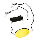 30' / 9.1 Meters Kayak Tow Rope Tow Line Floating Anchor Rope Steel Buckle