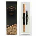 Set Of Double Ended Automatic Eyebrow Pencil With Refill Pencil Core Brownish Red