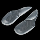 Foot Heel Pain Relief Plantar Fasciitis Arch Support Insoles Inserts Clear