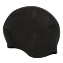 Adult Waterproof Silicone Flexible Elastic Swimming Hat Head Ear Protection Hat Outdoor Water Sports Accessory Black