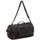 Men Fashionable Detachable Long Sling Shoulder Strap Hiking Camping Travel Backpack Messenger Tote Bag Handbag Black