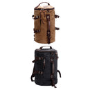 Men Fashionable Detachable Long Sling Shoulder Strap Hiking Camping Travel Backpack Messenger Tote Bag Handbag Black