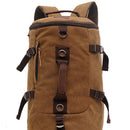 Men Fashionable Detachable Long Sling Shoulder Strap Hiking Camping Travel Backpack Messenger Tote Bag Handbag Coffee