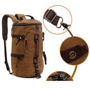 Men Fashionable Detachable Long Sling Shoulder Strap Hiking Camping Travel Backpack Messenger Tote Bag Handbag Coffee