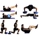 Men Women Yoga Fitness Training Equipment Balance Board Disc Gym Stability Air Cushion Wobble Pad Physio With Pump Blue