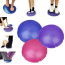 Men Women Yoga Fitness Training Equipment Balance Board Disc Gym Stability Air Cushion Wobble Pad Physio With Pump Blue