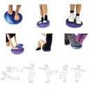 Men Women Yoga Fitness Training Equipment Balance Board Disc Gym Stability Air Cushion Wobble Pad Physio With Pump Purple