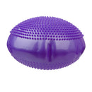 Men Women Yoga Fitness Training Equipment Balance Board Disc Gym Stability Air Cushion Wobble Pad Physio With Pump Purple