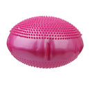 Men Women Yoga Fitness Training Equipment Balance Board Disc Gym Stability Air Cushion Wobble Pad Physio With Pump Pink