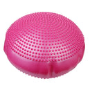 Men Women Yoga Fitness Training Equipment Balance Board Disc Gym Stability Air Cushion Wobble Pad Physio With Pump Pink