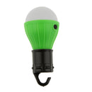 Lightweight Portable Outdoor Indoor Hanging 3 LED Camping Hiking Tent Light Bulb Fishing Lantern Lamp Green