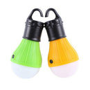 Lightweight Portable Outdoor Indoor Hanging 3 LED Camping Hiking Tent Light Bulb Fishing Lantern Lamp Green