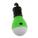 Lightweight Portable Outdoor Indoor Hanging 3 LED Camping Hiking Tent Light Bulb Fishing Lantern Lamp Green