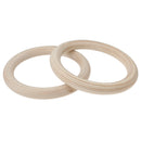 Wooden Gymnastic Rings Adjustable Pair Strength Training Rings with Straps