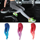 Professionals Yoga Running Gym Fitness Sportswear High Elastic Stretchable Waist Pants Leggings For Women Girls Orange L