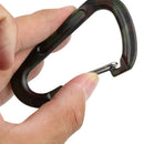 Aluminum Alloy D-Shape Outdoor Hiking Camping Carabiner Bottle Bag Keyring Hanging Snap Carabiner - Camo