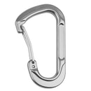 Aluminum Alloy D-Shape Outdoor Hiking Camping Carabiner Bottle Bag Keyring Hanging Snap Carabiner - Grey