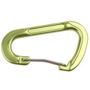 Aluminum Alloy D-Shape Outdoor Hiking Camping Carabiner Bottle Bag Keyring Hanging Snap Carabiner - Green