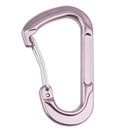 Aluminum Alloy D-Shape Outdoor Hiking Camping Carabiner Bottle Bag Keyring Hanging Snap Carabiner - Purple