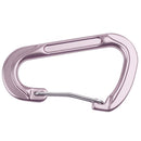 Aluminum Alloy D-Shape Outdoor Hiking Camping Carabiner Bottle Bag Keyring Hanging Snap Carabiner - Purple