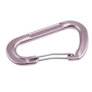 Aluminum Alloy D-Shape Outdoor Hiking Camping Carabiner Bottle Bag Keyring Hanging Snap Carabiner - Purple