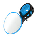 Universal Mountain Road Bike Bicycle Cycling Mirror 360 Degree Rotate Handlebar Rearview Mirror - Blue