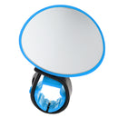 Universal Mountain Road Bike Bicycle Cycling Mirror 360 Degree Rotate Handlebar Rearview Mirror - Blue