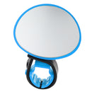 Universal Mountain Road Bike Bicycle Cycling Mirror 360 Degree Rotate Handlebar Rearview Mirror - Blue