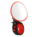 Universal Mountain Road Bike Bicycle Cycling Mirror 360 Degree Rotate Handlebar Rearview Mirror - Red