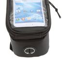 Cycling Bike Bicycle Easy Install Quick Release 4.8inch Touch Screen Phone Purse Sunglasses Storage Holder Pouch Bag Black+Red