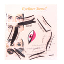 6 in 1 EYELINER Stencil Eye Shadow Guide Quick Smokey Cat Makeup Tool Beauty