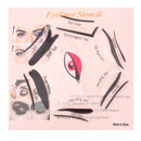 6 in 1 EYELINER Stencil Eye Shadow Guide Quick Smokey Cat Makeup Tool Beauty