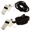 Metal Referee Whistle with Buckle Lanyard for Training Emergency Survival