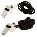 Metal Referee Whistle with Buckle Lanyard for Training Emergency Survival