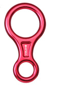 Set Of Polyester Lightweight High Strength Durable Steel Core 20m Composite Rope + Safety Waist Bet Harness + 8-Shape Belay Device Descender +Screw Lock Carabiner + Protective Gloves