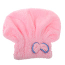 Beautiful Fashionable Superfine Strong Resistant Hair Turban Wrap Shower Bath Caps Pink