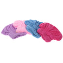 Beautiful Fashionable Superfine Strong Resistant Hair Turban Wrap Shower Bath Caps Pink