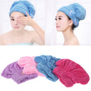 Beautiful Fashionable Superfine Strong Resistant Hair Turban Wrap Shower Bath Caps Pink