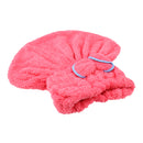 Beautiful Fashionable Superfine Strong Resistant Hair Turban Wrap Shower Bath Caps Red