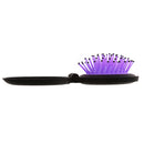 2 in 1 Round Folding Comb Massage Brush w/ Mirror Healthcare Purple