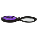 2 in 1 Round Folding Comb Massage Brush w/ Mirror Healthcare Purple