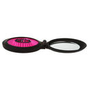 2 in 1 Folding Compact Hair Comb Massage Brush w/ Mirror Healthcare Rose red