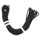 Outdoor Rock Climbing Hiking Caving Professional Survival Durable Safety Rope Auxiliary Rope Length 10M Black