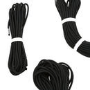 Outdoor Rock Climbing Hiking Caving Professional Survival Durable Safety Rope Auxiliary Rope Length 20M Black
