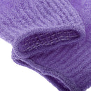 1 Pair Stretchable Exfoliating Bath Glove Shower Skin Care Scrubber Massage Skin Cleansing Gloves Purple