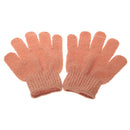 1 Pair Stretchable Exfoliating Bath Glove Shower Skin Care Scrubber Massage Skin Cleansing Gloves Orange